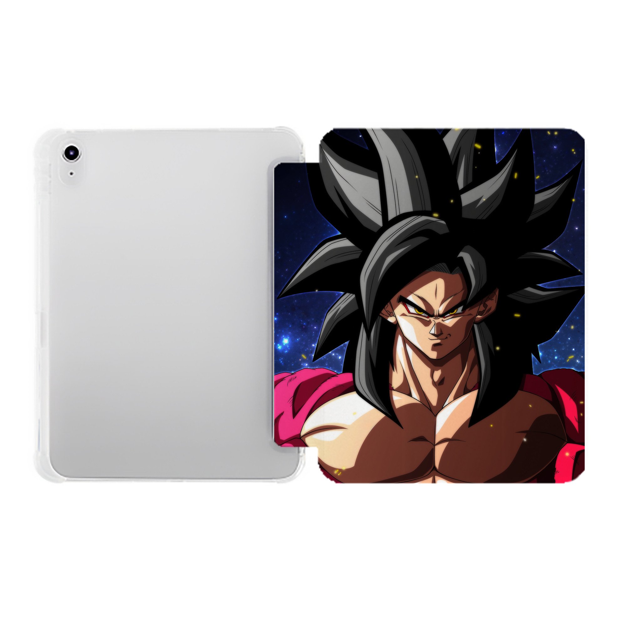 （画像用） ドラゴンボール DRAGON BALL IPad ケース ペン収納付き 三つ折りスタンド PUレザー×シリコン 対応機種9.5/10.5/10.9インチ